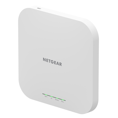 foto del prodotto netgear insight cloud managed wifi 6 ax1800 dual band access point wax610 1800 mbit s bianco supporto power over ethernet poe 