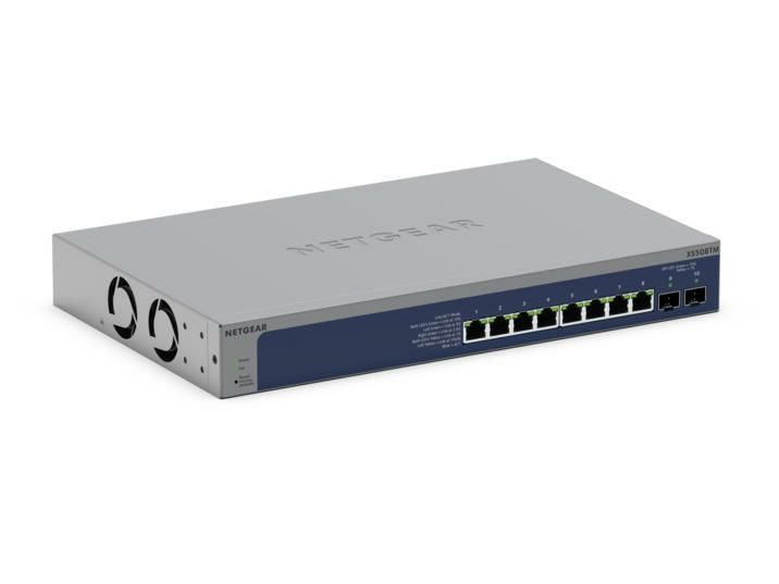 foto del prodotto netgear xs508tm gestito l2 l3 l4 grigio
