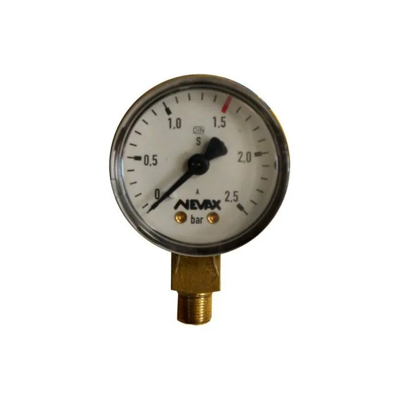 foto del prodotto nevax manometro per acetilene d.50 bp. 2,5 bar