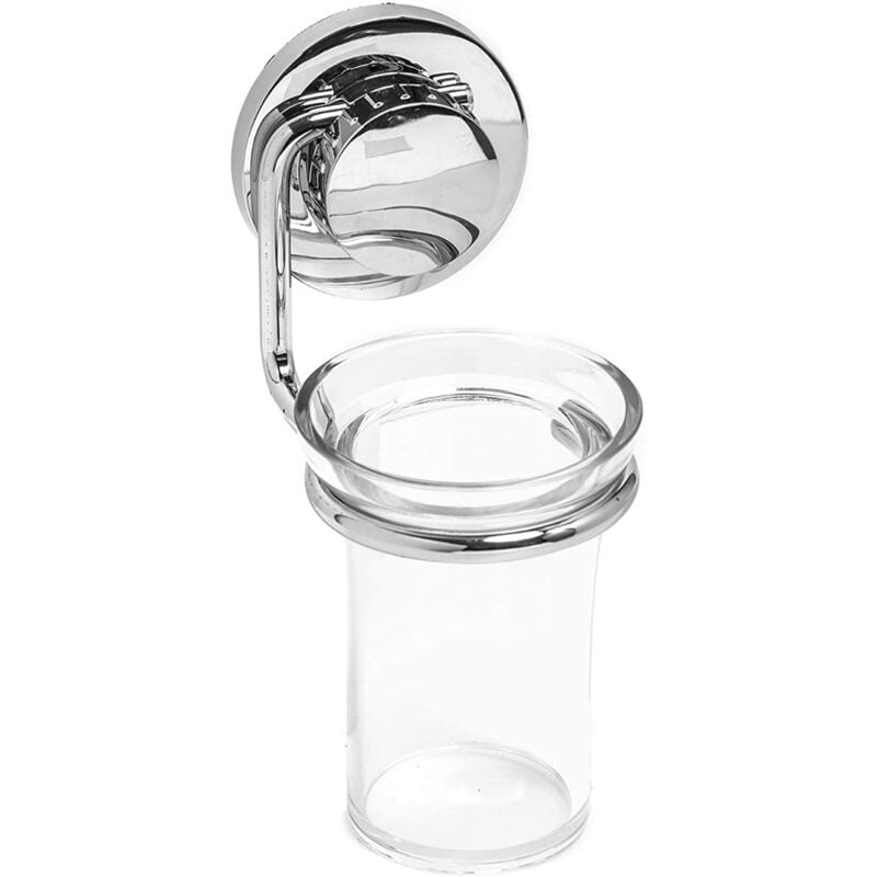 foto del prodotto new chrome 2.0 porta spazzolini da parete fissaggio a ventosa metaform