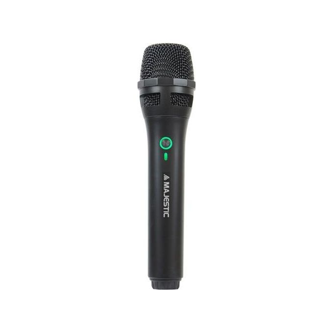 foto del prodotto new majestic mic 601w microfono senza fili wireless uhf con cavo