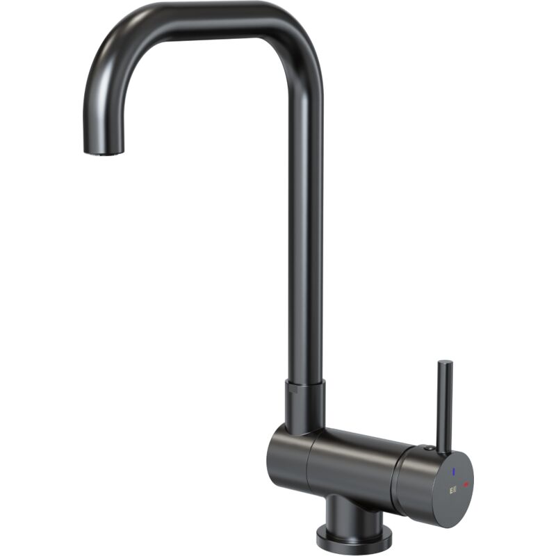 foto del prodotto new oslo miscelatore per lavello a scomparsa grigio metallo essebagno