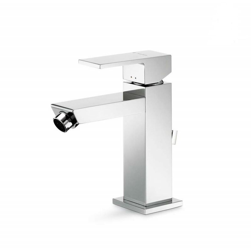 foto del prodotto newform rubinetterie miscelatore monocomando bidet con piletta di scarico 1 1 4 newform ergo q 66425 cromo piletta con salterello 1 1 4