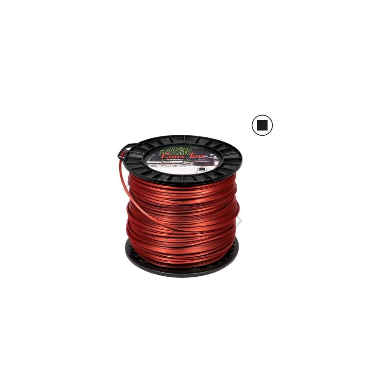 foto del prodotto newgarden bobina 2 kg filo per decespugliatore coex line quadra 3,0 mm lunghezza 221 m