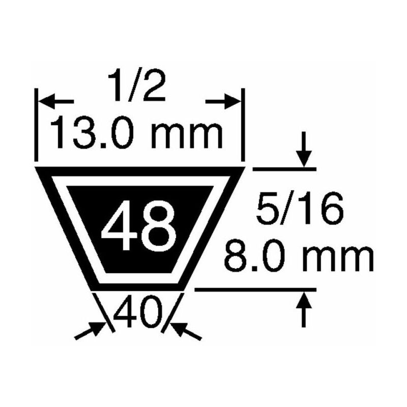 foto del prodotto newgarden cinghia trattorino rasaerba fatta con kevlar 4l 680051 1 2x51 12,7x1295,4mm