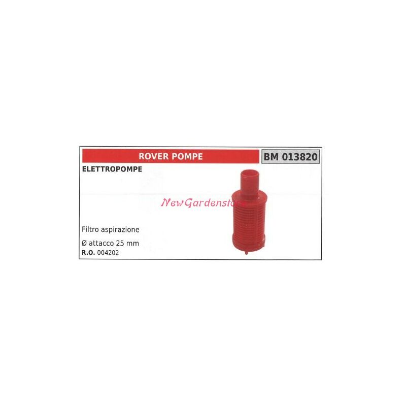 foto del prodotto newgarden filtro aspirazione rover elettropompa 013820