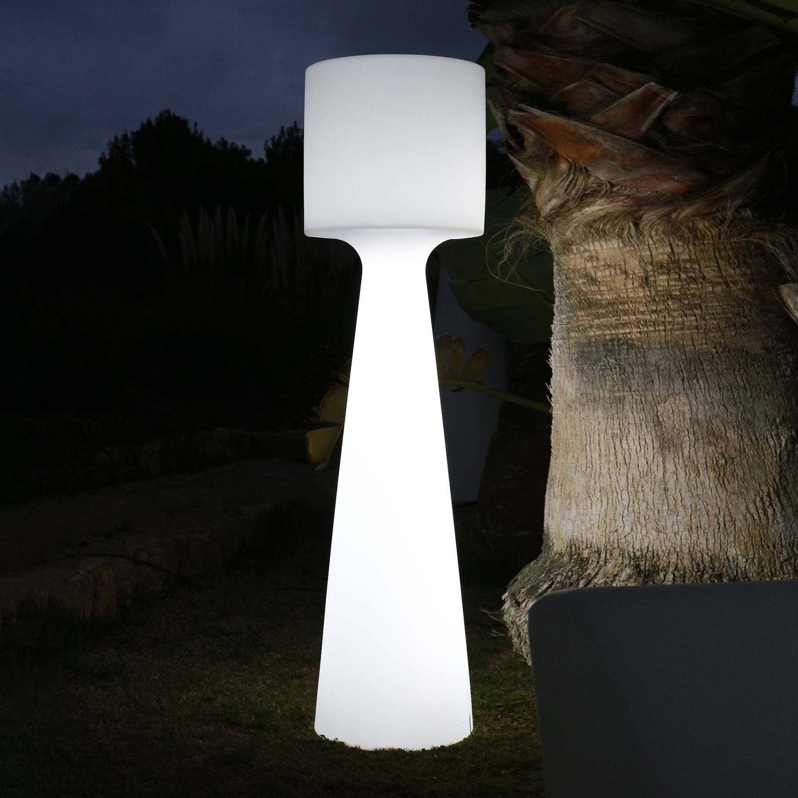 foto del prodotto newgarden grace led piantana ip65 bianco, 170 cm