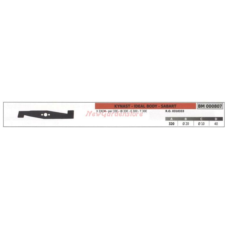 foto del prodotto newgarden lama per rasaerba tosaerba tagliaerba kynast x33cm per 33e 000807