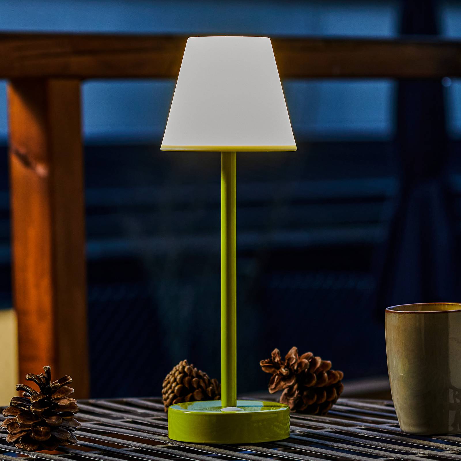 foto del prodotto newgarden lola slim led da tavolo accu, lime