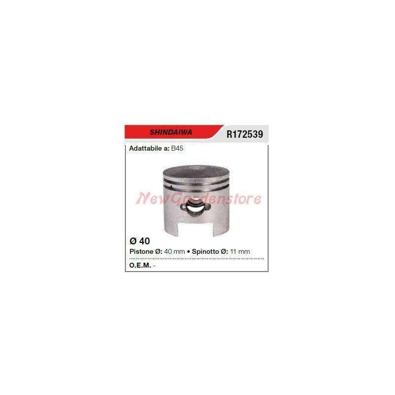 foto del prodotto newgarden pistone segmenti spinotto compatibile shindaiwa decespugliatore b45 172539