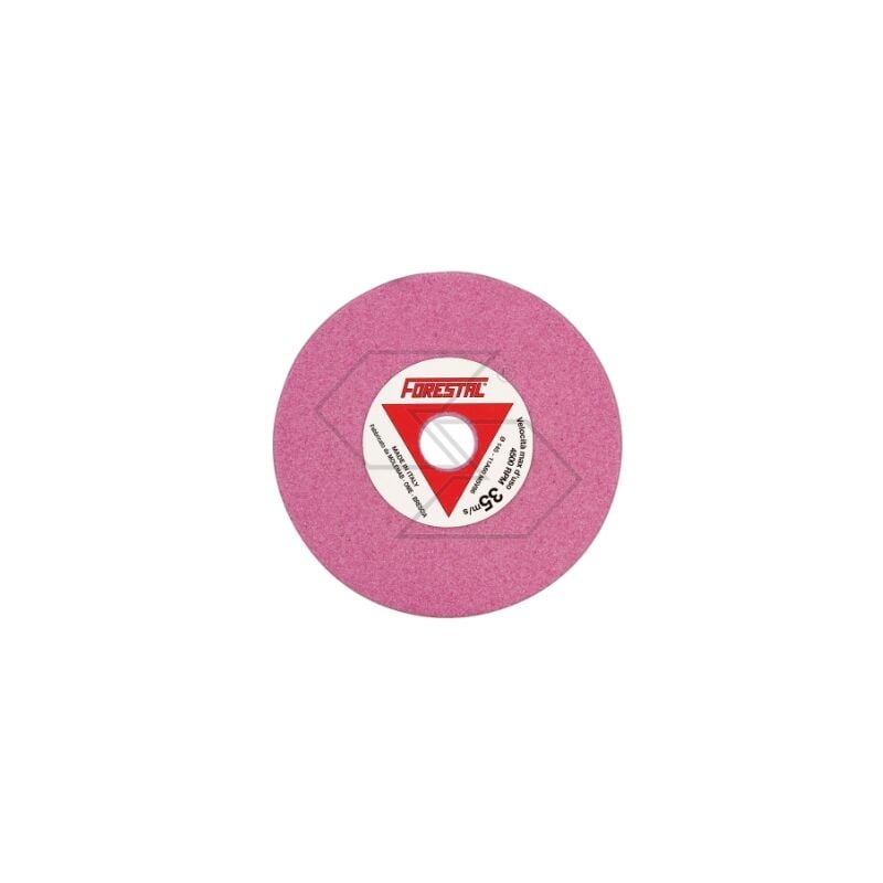 foto del prodotto newgarden set 5 mole abrasive a disco colore rosa grana fine per affila catene motosega