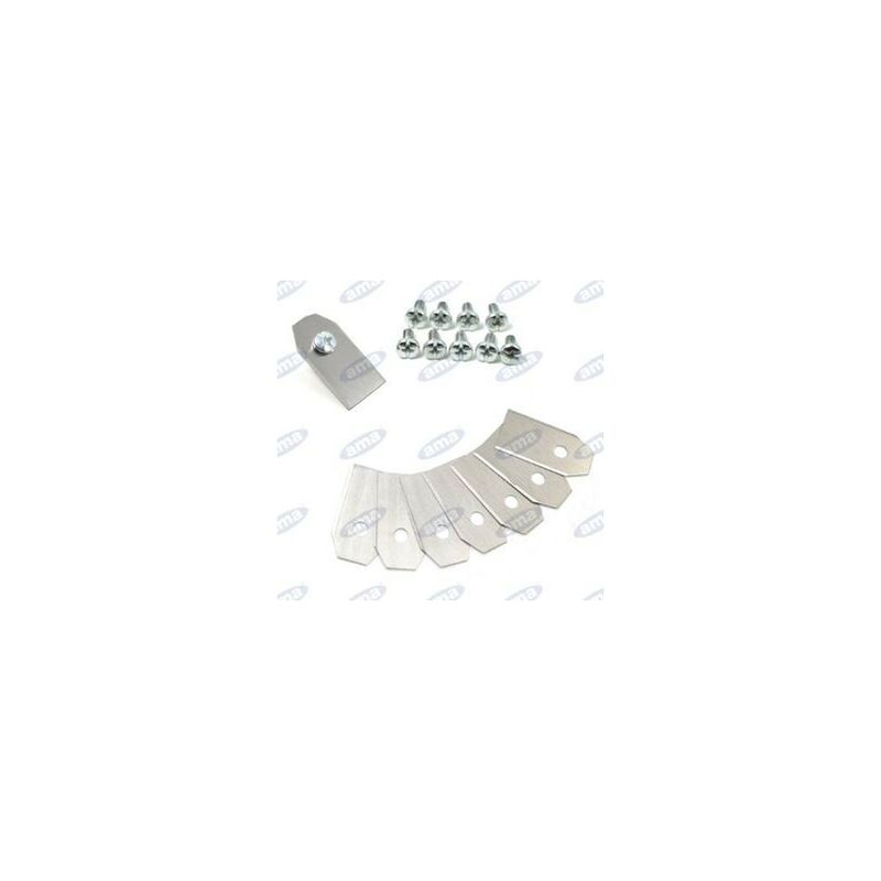 foto del prodotto newgarden set 9 lame compatibile con robot automower husqvarna 92231 cramer