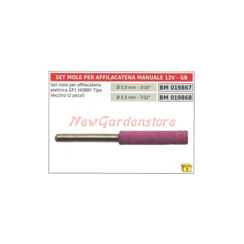 foto del prodotto newgarden set mole per affilacatena elettrica gp1 hobby new garden store 019867