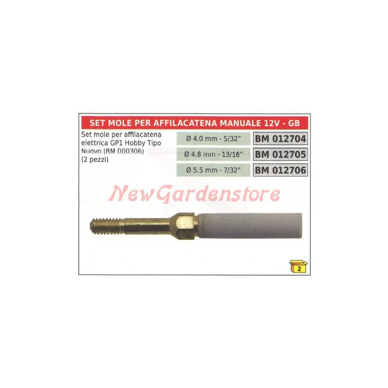 foto del prodotto newgarden set mole per affilacatena manuale gp1 hobby new garden store 012704