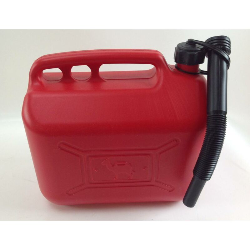 foto del prodotto newgarden tanica carburante e olio rossa 3lt impilabile con tubo prolunga codice 018496
