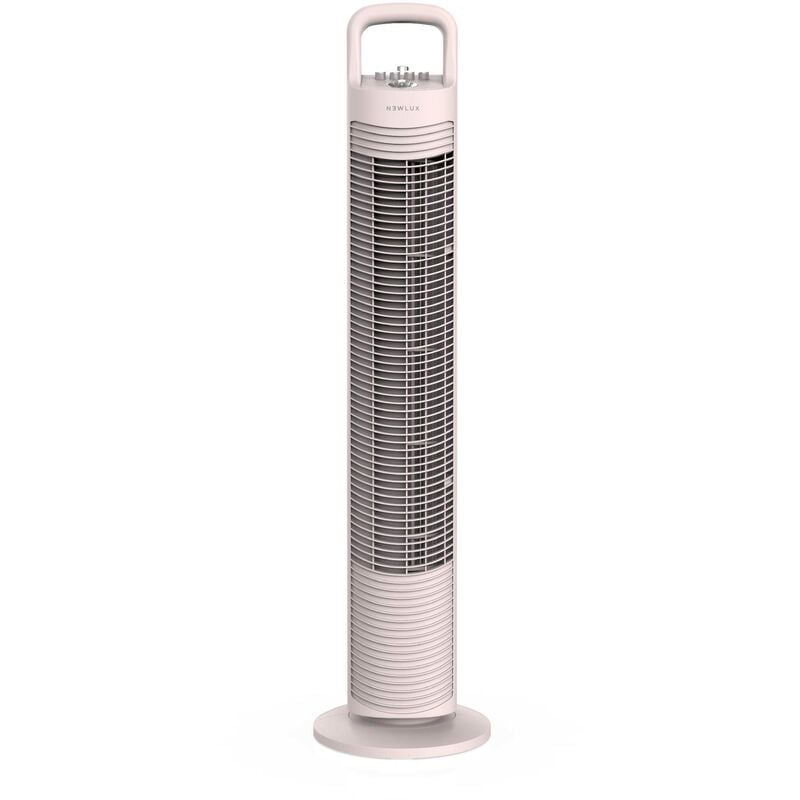 foto del prodotto newlux ventilatore a torre senza spas w80 45w 3 vel, oscillazione 70 , timer 120min e design compatto. ventilatore da terra con motore in rame e