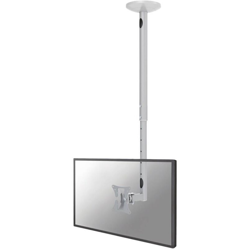 foto del prodotto newstar neomounts fpma c050silver supporto a soffitto per tv regolabile in altezza 25,4 cm 10 76,2 cm 30 inclinabile 