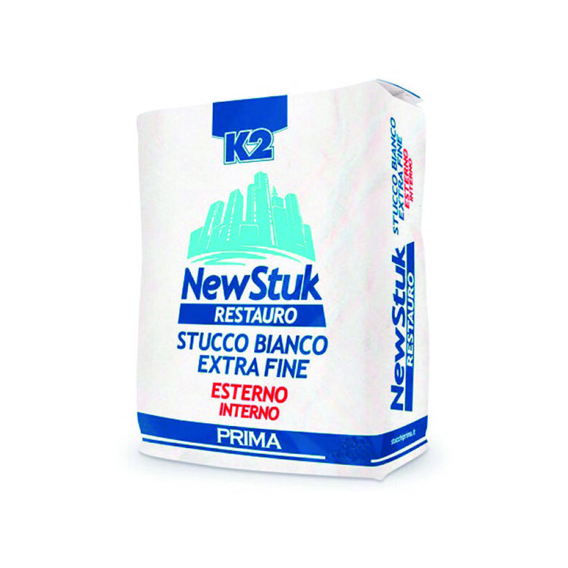 foto del prodotto newstuk restauro stucco in polvere base cemento in sacco kg.1 k2