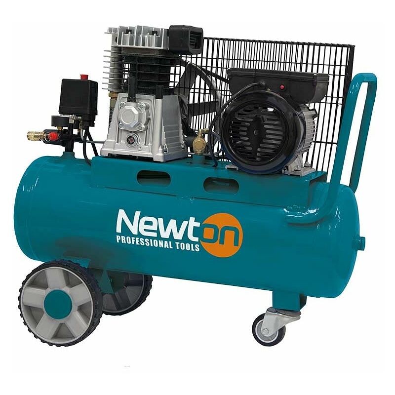 foto del prodotto newton compressore 50 lt orizzontale, a cinghia