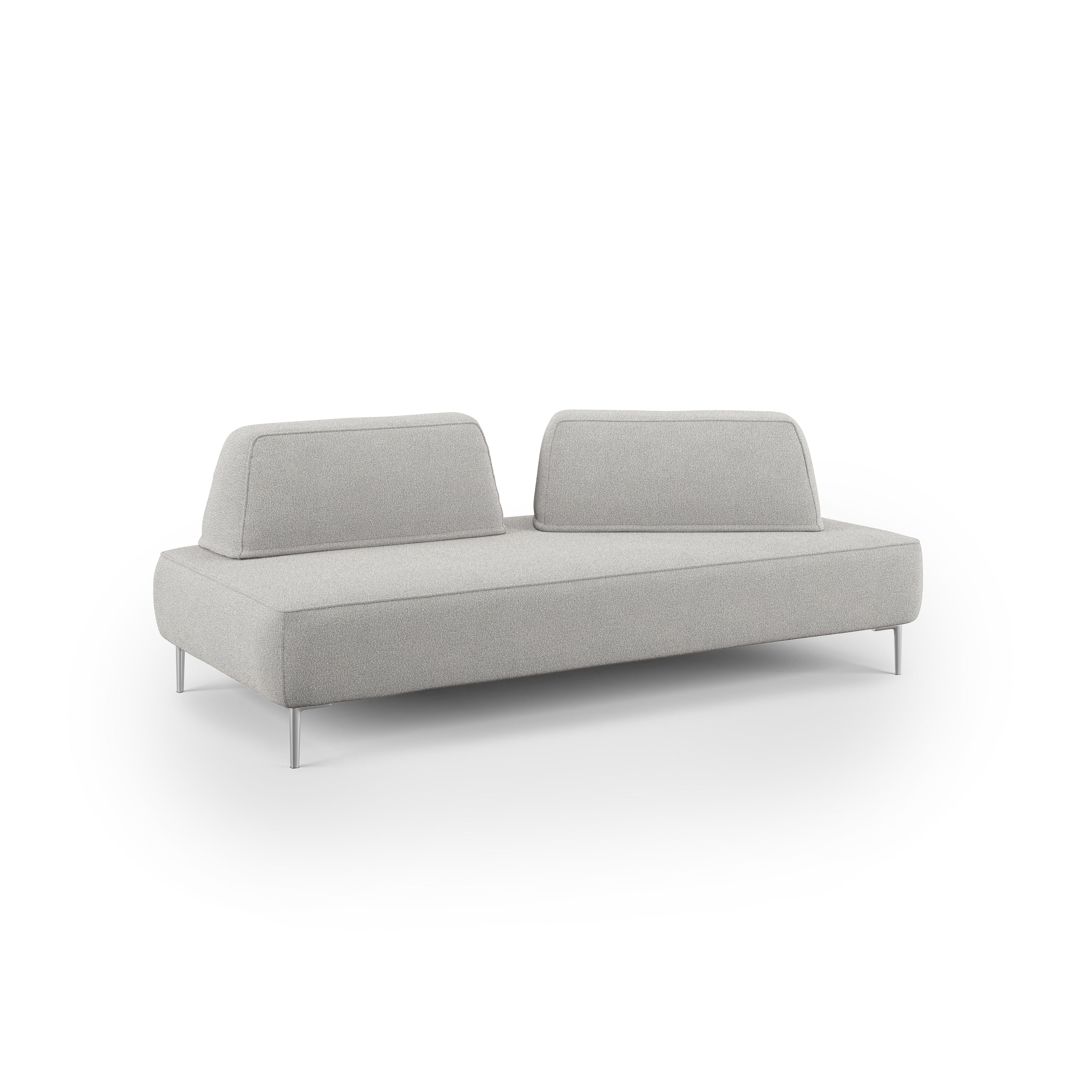 foto del prodotto newton divano modulare con schienali movibili t07 167 cm grigio