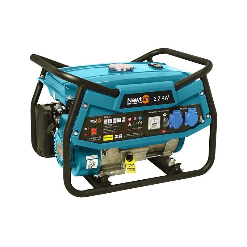foto del prodotto newton generatore di corrente 2.2 kw, motore benzina 4 tempi 5.5 hp