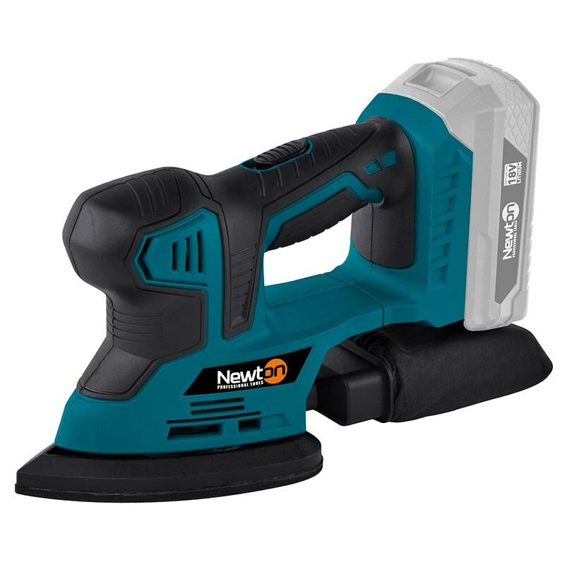 foto del prodotto newton levigatrice angolare a batteria linea one4all18v, solo corpo macchina