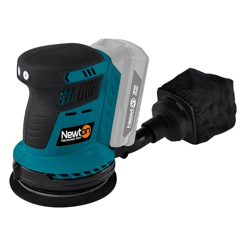 foto del prodotto newton levigatrice orbitale a batteria linea one4all18v, motore brushless, solo corpo macchina