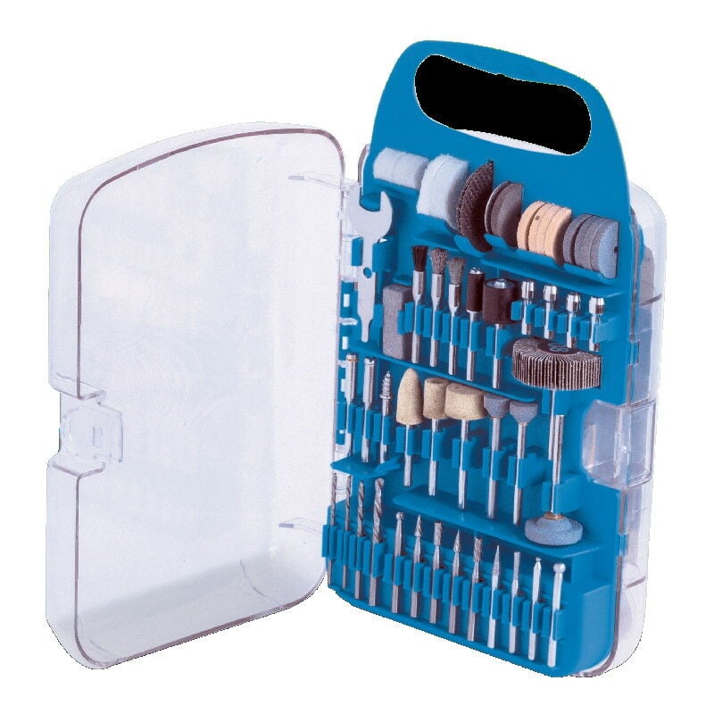 foto del prodotto newton set accessori per mini smerigliatrice composto da 181 pezzi
