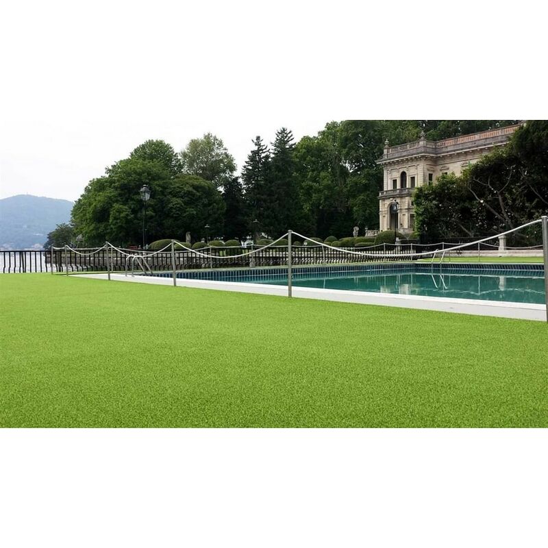 foto del prodotto nextradeitalia prato sintetico artificiale 2x4mt 8mq spessore 7mm fondo drenante manto erboso tappeto erba finta