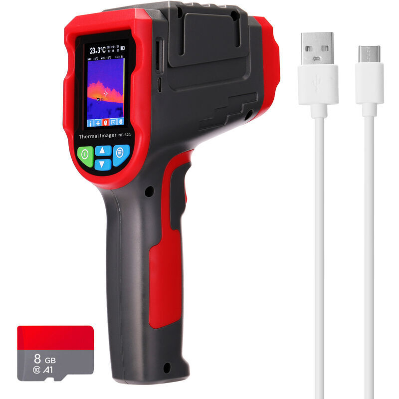 foto del prodotto nf 521 termocamera termocamera a infrarossi portatile display digitale rilevatore di calore termocamera portatile