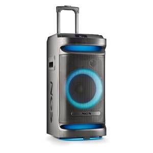 foto del prodotto ngs spekear trolley wilddubzero dj party microfono rgb tws 120w nera