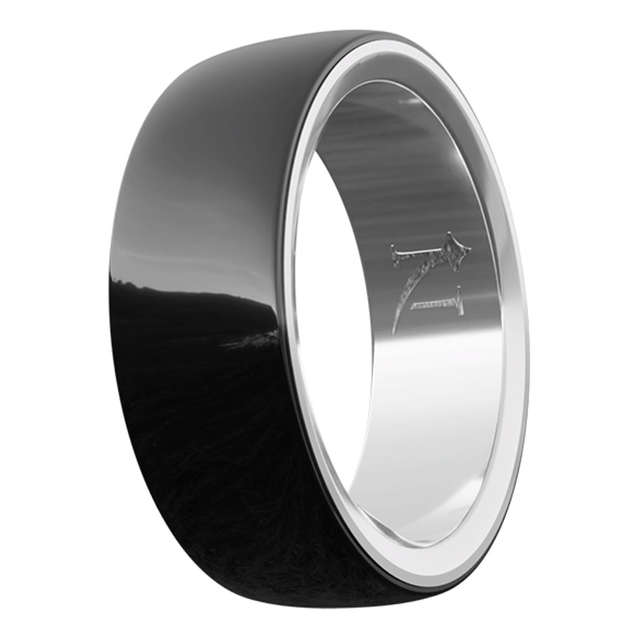 foto del prodotto niah moon smart ring diametro 19,15 mm funzione touch e health care nero
