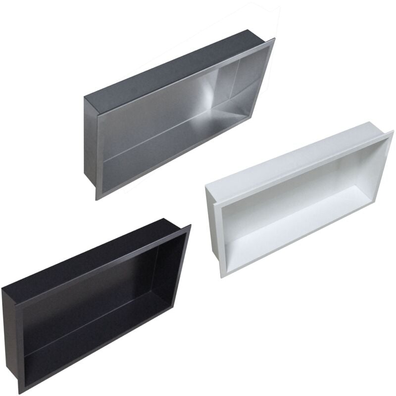 foto del prodotto nicchia da parete bernstein bs603010 60 x 30 x 10 cm colore selezionabile nero