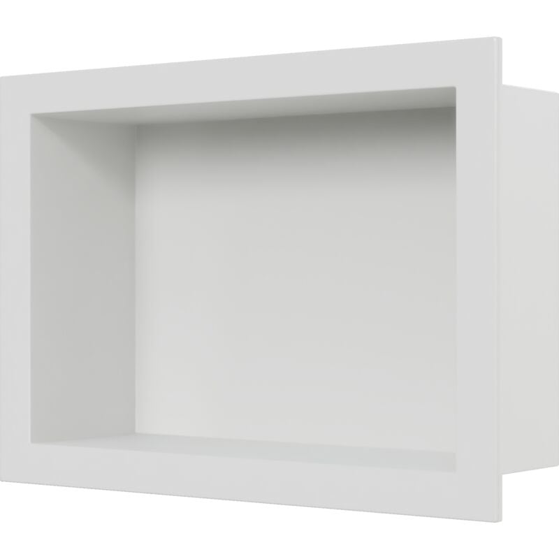 foto del prodotto nicchia da parete bs203010 in acciaio inox 20 x 30 x 10 cm colore selezionabile bianco