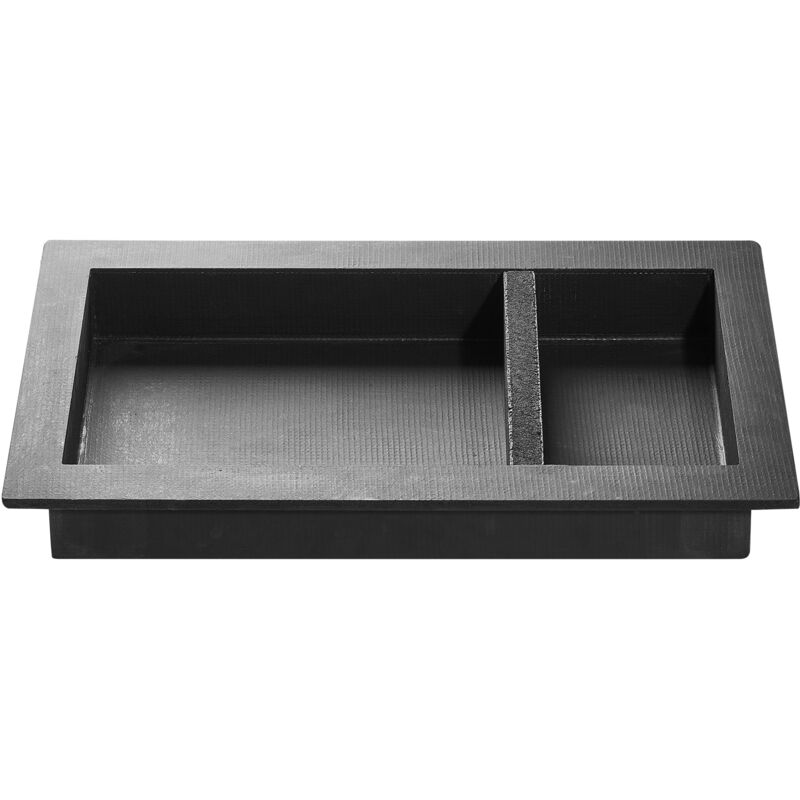 foto del prodotto nicchia per doccia 40,6 x 71,1 x 10,2 cm con ripiano regolabile, contenitore moderno per sapone, design angolare squadrato, nicchia impermeabile
