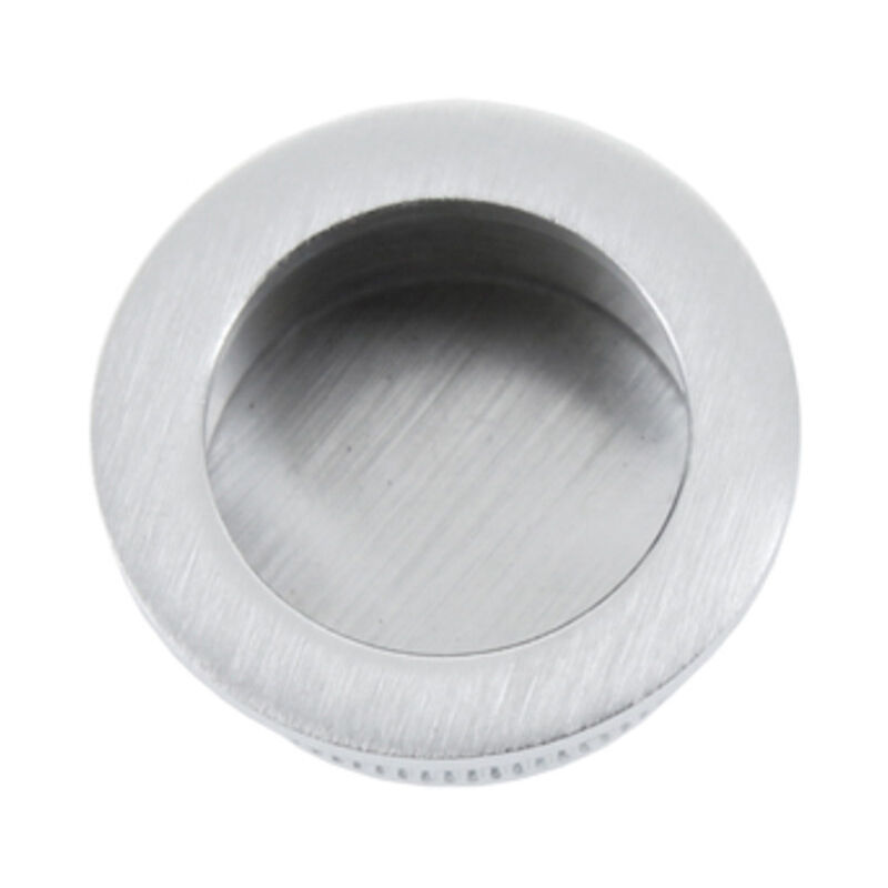 foto del prodotto nicchie tonde x antine scorrimento mm.40 ottone cromo satinato. prezzo per 1 pezzo.
