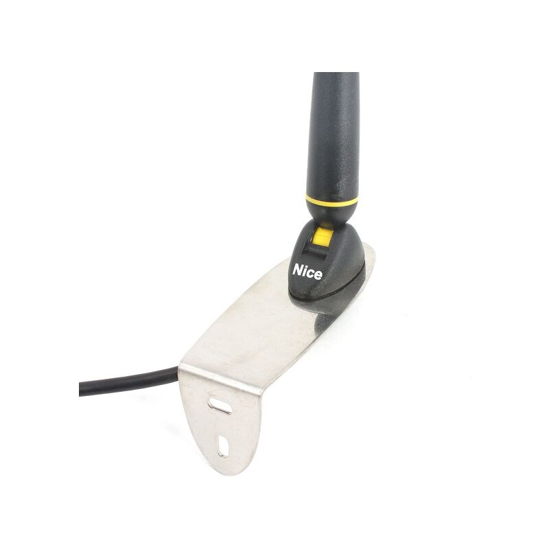 foto del prodotto nice abf antenna universale 433.92mhz da parete con staffa di supporto per automazione cancelli