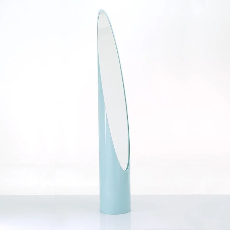 foto del prodotto nice house specchio unghia anni 70 design azzurro 28.00 x 28.00