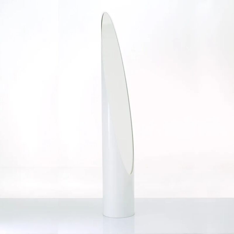 foto del prodotto nice house specchio unghia anni 70 design bianco 28.00 x 28.00