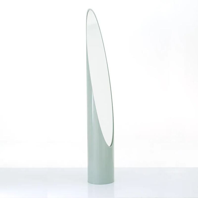 foto del prodotto nice house specchio unghia anni 70 design grigio 28.00 x 28.00