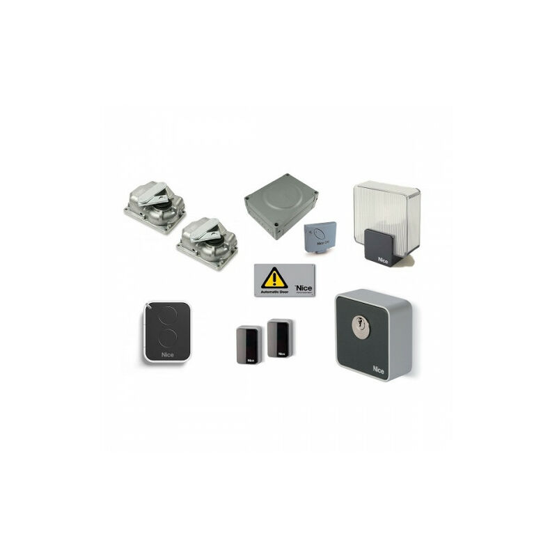 foto del prodotto nice kit automazione motore 24v interrato per cancelli a battente mfab3024bdkce