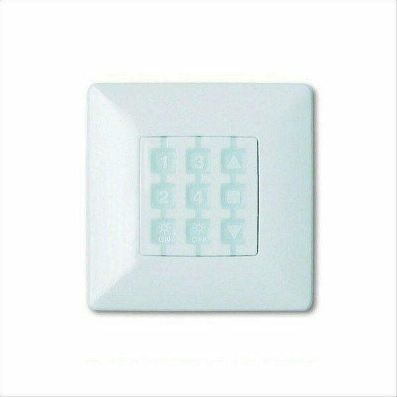 foto del prodotto nice placca a parete quadrata per modulo di controllo dell automazione serie wm codice wsw