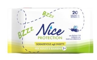 foto del prodotto nice salviette repellenti zanzare 20pezzi citron