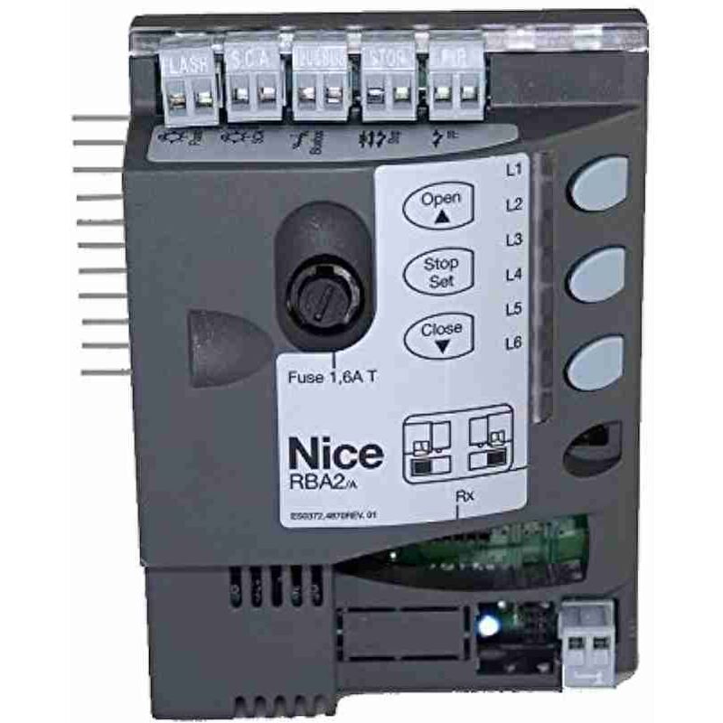 foto del prodotto nice sprba2 centrale scheda quadro comando motore scorrevole robus rba2 ricambio sprba2