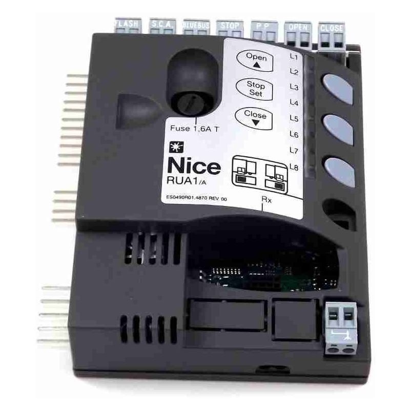 foto del prodotto nice sprua1 centrale scheda quadro scorrevole run 1800 2500 rua1 ricambio sprua1