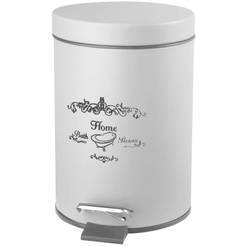 foto del prodotto nicea cestino per rifiuti 3 l, bianco 7500 aqualine