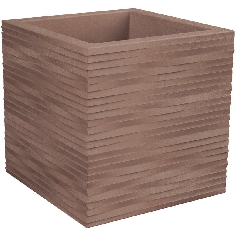 foto del prodotto nicoli vaso quadro resina elegance cm. 39,5 avana