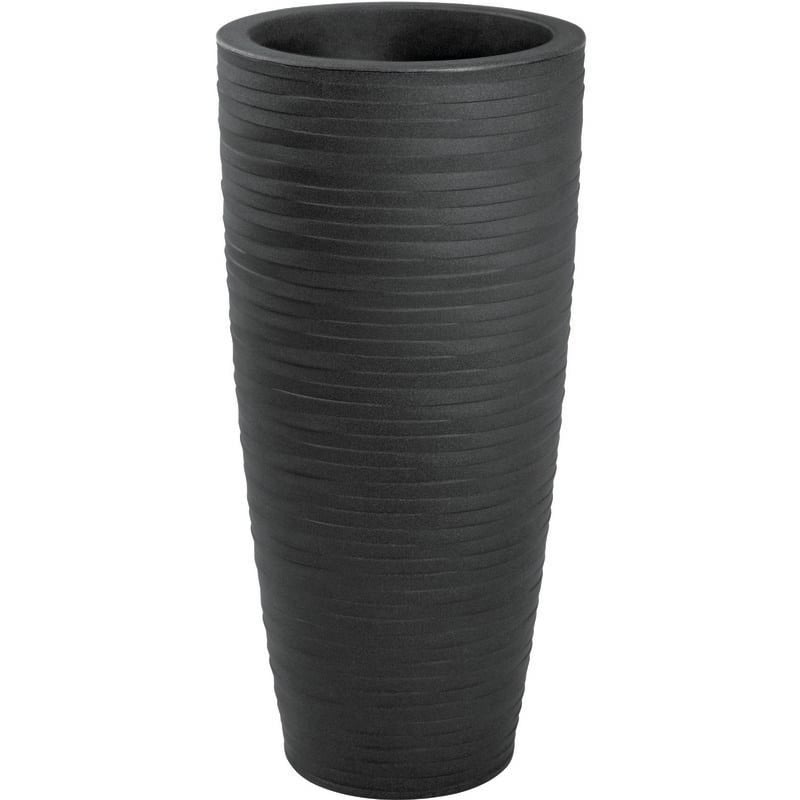 foto del prodotto nicoli vaso tondo alto talos elegance cm. 70 antracite