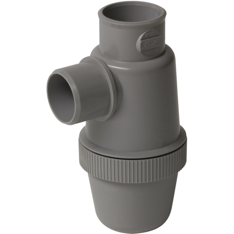 foto del prodotto nicoll 32 sifone a colla in pvc a ingresso verticale