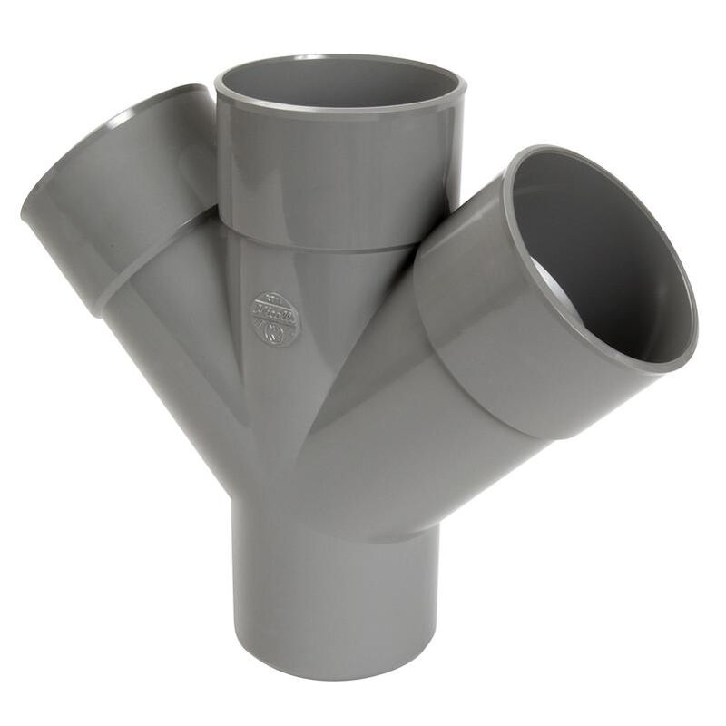 foto del prodotto nicoll - bretelle e spigot doppio parallelo a 45 - maschio-femmina - rh14